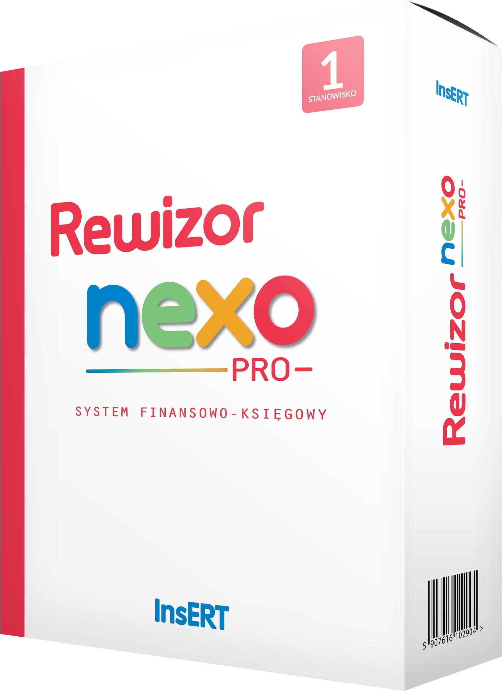 Pudełko programu Rewizor nexo PRO 1 stanowisko